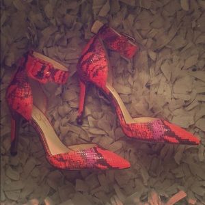 Jessica Simpson Snake Print High Heels